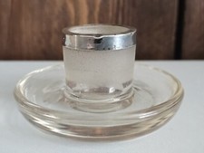 Antique Silver & Frosted Glass