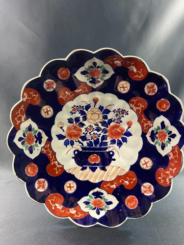 Large xixth imari japan plate - large,