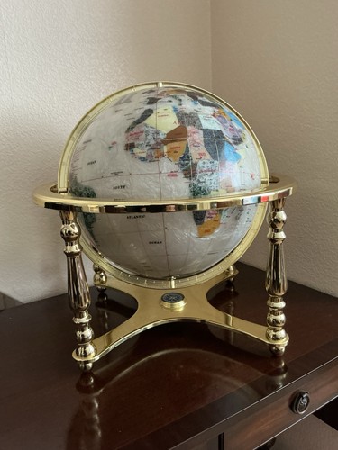 Gem stone globe - gem,