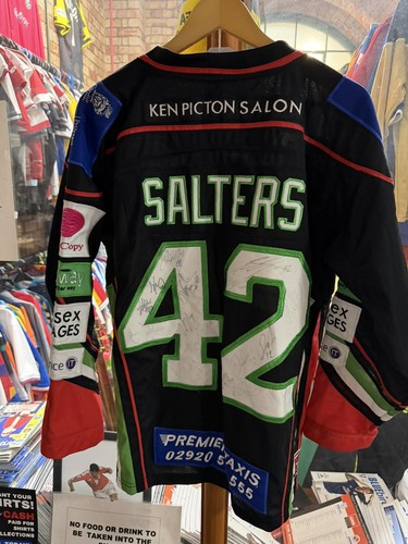 Signed salters game - salters, ice