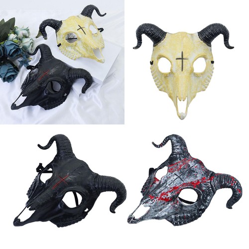 Halloween mask goat skull - mask,,