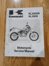 1993 1994 1995 1996 Kawasaki KLX650R KLX650 Service Repair Manual OEM GENUINE 