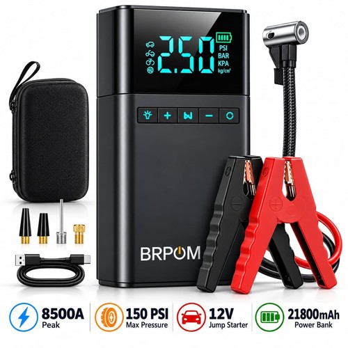 8500a car jump starter with - 8500a,