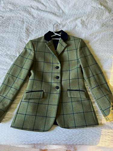Pytchley tweed green - tweed, green/blue