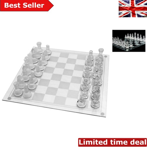 Elegant glass chess set - glass,