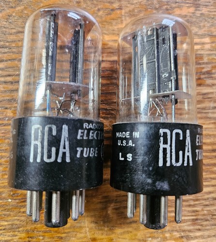 Pair rca 6sn7gt tubes - rca,