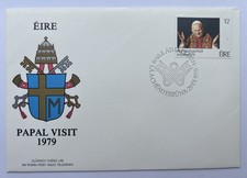 Ireland 1979 Papal Pope Visit EIRE First Day Cover Irish Stamps & Envelope FDC