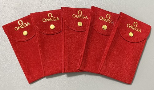 Omega red pouch travel - red , pouch/