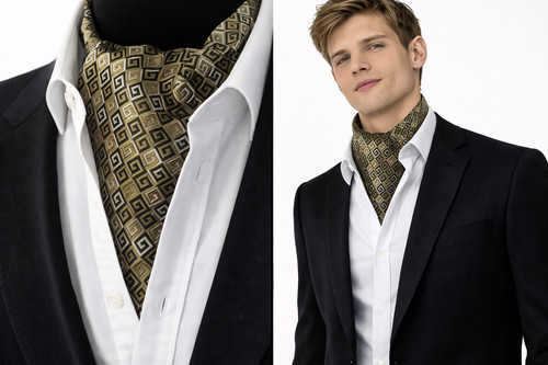 Designer men cravat ascot - designer,