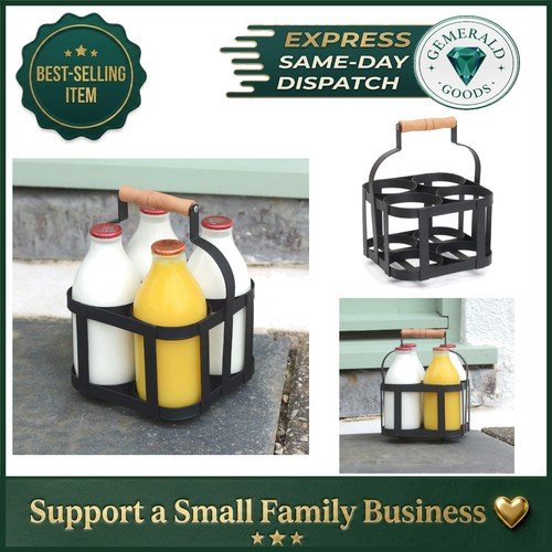 Vintage milk bottle - bottle, holder