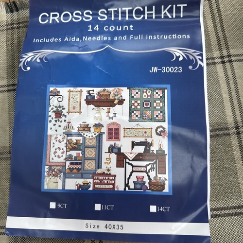 Lovely cross stitch sectional - lovely,