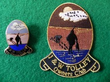 Two Badges For The J.& W. Tolley Owners Club. Wildfowling.WAGBI.Wildfowlers.