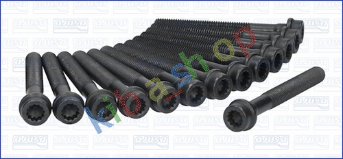 Cylinder head bolt kit - head, fits