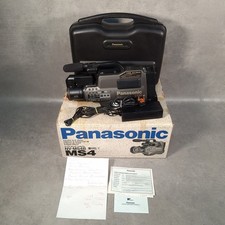 Panasonic S-VHS Camera NV-MS4B With Case, Original Box & Power Adapter FAULTY