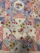 Handmade quilted patchwork