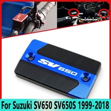 CNC Front Brake Fluid Reservoir Cover Cap For Suzuki SV650 SV650S 1999-2018