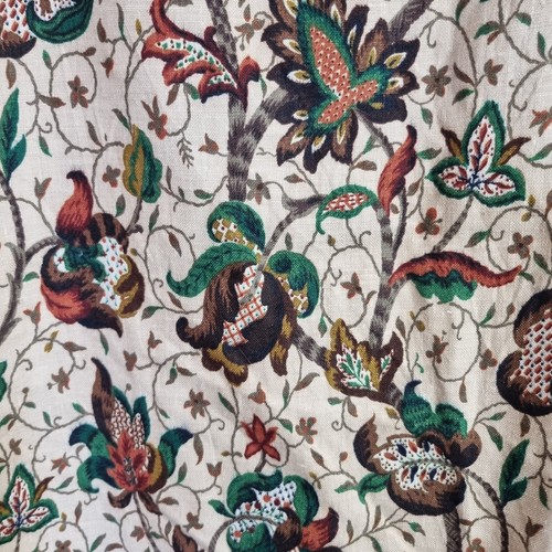Sanderson floral fabric - , unused