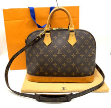 Auth Louis Vuitton Monogram Alma PM M51130 Handbag/Strap SET2 W/B/D SK100046