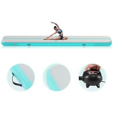 CRENEX 6m×1m×20cm Inflatable Air Mat Track Gymnastics Tumbling Air Mat w/ E-Pump
