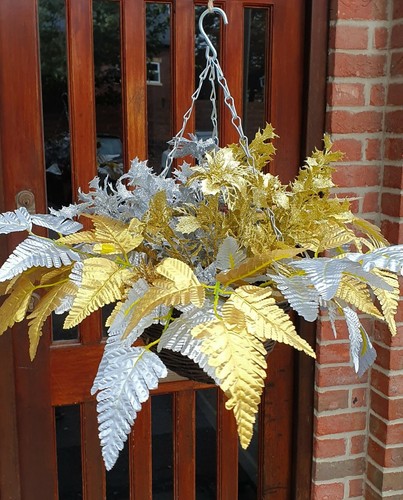 Artificial hanging basket - hanging,