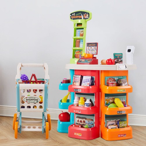 Kids supermarket playset - kids, w/
