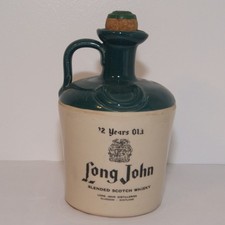 Stoneware Long John 12 Years Old Blended Scotch Whisky Bottle