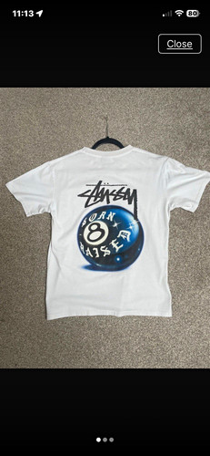 Stüssy men white graphic - white,