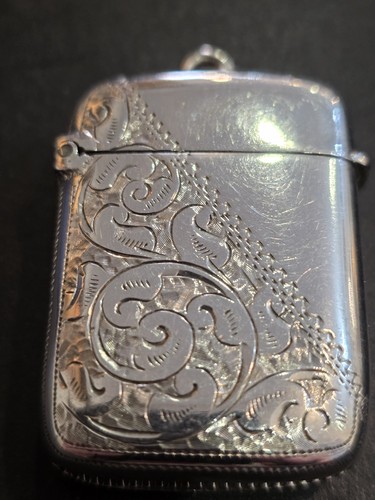 Nice sterling silver vesta - nice,