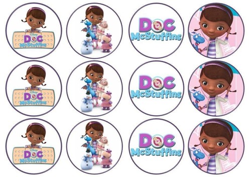 Doc mcstuffins edible wafer - mcstuffins,