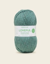 Sirdar Loveful 100% Recycled Tweed Blend DK 100g balls Knitting Crochet Wool