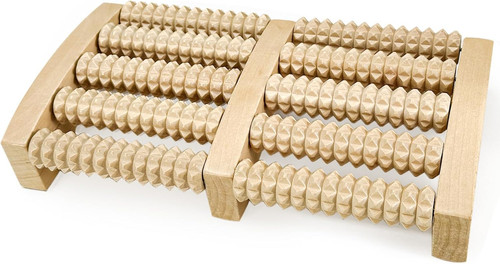 Wooden foot massager roller - foot,