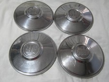 4x Saab 95 96 V4 CHROME STEEL HUBCAPS HUB CAPS 10"