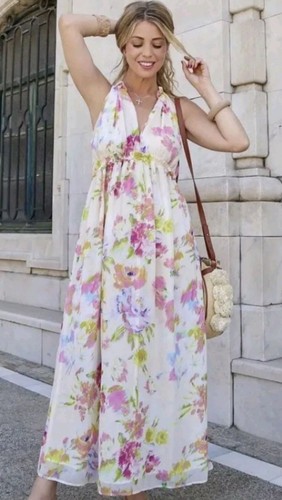 Zara floral sleeveless - floral, midi