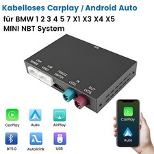 Wireless CarPlay Android Auto Box for BMW NBT System Retrofit Kit Plug&Play