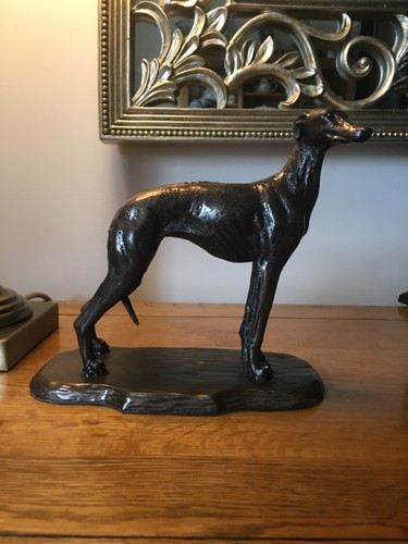 Elegant greyhound figurine - elegant,