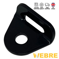 90 Degree Holed Anchor Plate Fixing Point For Seat Belt Webbing 11mm Hole