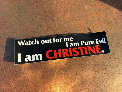 Christine pure evil - christine, am