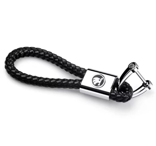 Skoda keyring leather gift - skoda,