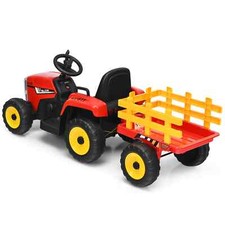 12V Kids Ride On Tractor W/