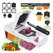 22-in-1 Vegetable Chopper Salad Slicer Spiralizer Peeler Cutter Grater Dicer