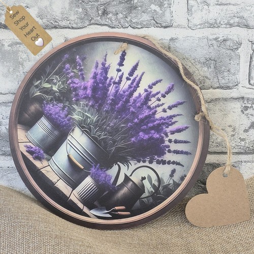 Engkish lavender plaque - plaque, sign