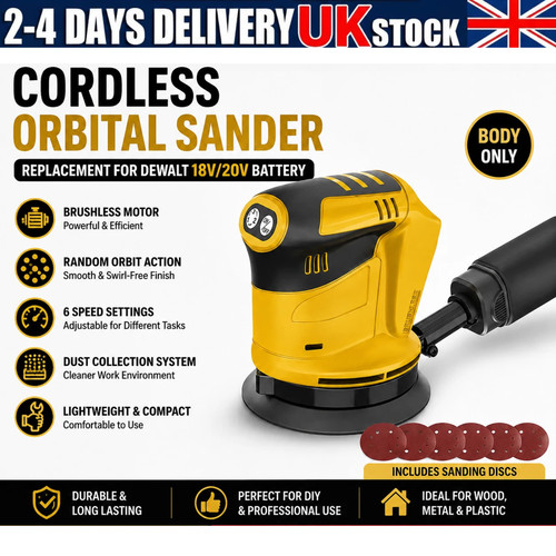 Brushless orbital sander - brushless,