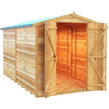 10x6 WOODEN GARDEN SHED APEX