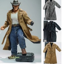 6" Men Soldier Vintage Trench