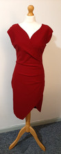 MUXXN Boutique Ladies Red Pencil Dress SIze Large