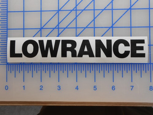Lowrance logo decal sticker - logo,