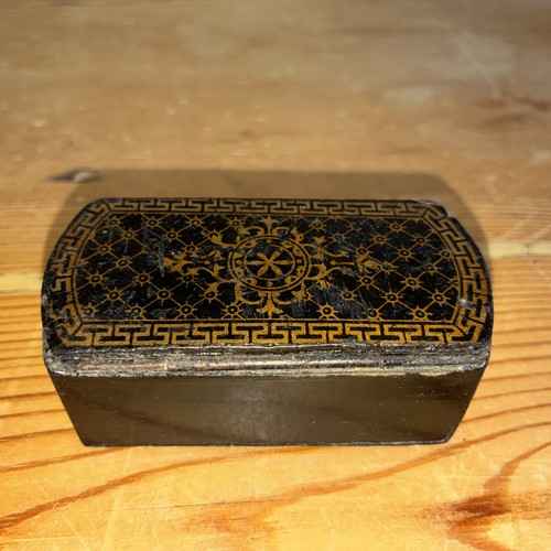 Antique lacquered papier mache - antique,
