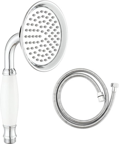 Victorian brass shower head - brass,