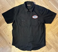 FW17 Supreme x HYSTERIC GLAMOUR Black Short Sleeve Work Shirt XL jp