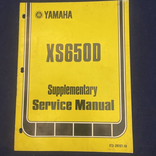 Yamaha xs650d genuine - yamaha,
